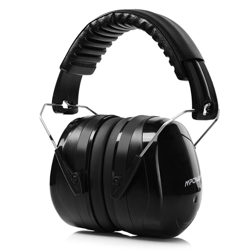 Mpow Orejeras de Protección Protector Auditiva Casco Antiruido Reducción de Ruido NRR