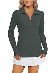 LOMON Women Hiking Shirts Quick Dry Long Sleeve