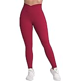 Sunzel Sunlissia Hidden Butt Lifting Scrunch Workout Leggings for Women Crossover High Waist Yoga Pants with Tummy Control
