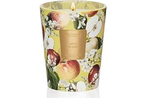 M&SENSE Apple Crumble Scented Natural Soy Wax Candle, 14.1oz 60 Hours Long Lasting Slow Burning Candles for Home Decor, Aroma