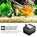 Ideashop Submersible Pump, Water Pump, Water Fountain Pump 90 GPH(350L/H, 4W) Portable Water Pump Mini Water Pump for Pond, Statuary, Aquarium, Fish Tank Fountain with 5.9ft(1.8m) Power Cord (Black)