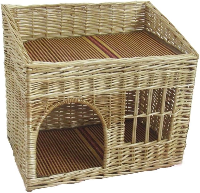 wicker dog kennel