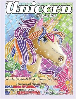 Download Amazon Com Unicorn Coloring Book Mosaic Color By Number Enchanted Coloring With Magical Flowers Cute Fairy Princesses And Fantasy Scenes Stress Relief And Teens Fun Adult Color By Number Coloring 9798643625438