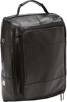 leather golf shoe bag