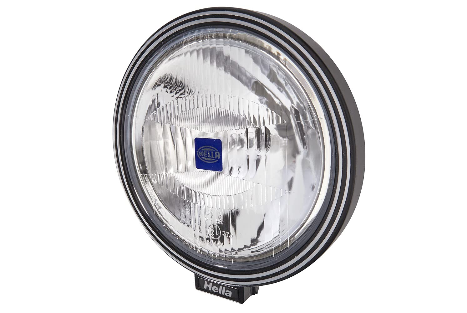 HELLA 1F8 006 800-051 Halogen-Spotlight - Rallye 3000 - 24/12V - Round - Reference number: 37.5 - Bolted - Patterned diffusing lens - Lens Colour: Crystal clear - right/left
