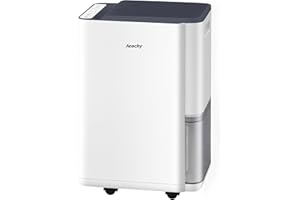 AEOCKY Dehumidifier for Home, Smart Compressor Dehumidifier with Drain Hose, for Basement, Bedroom, Bathroom, Intelligent Hum