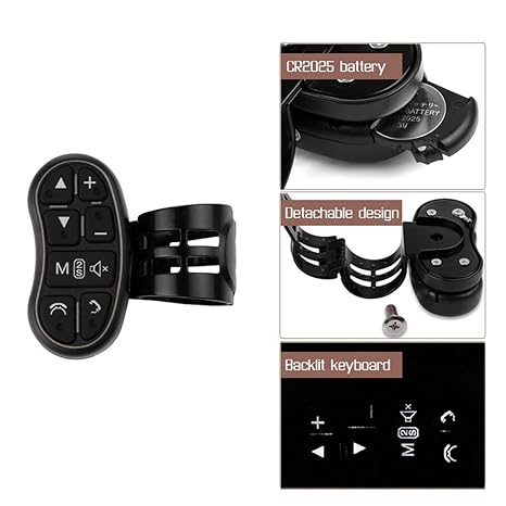 Auto Lenkrad Controller Auto Lenkrad Fernbedienung Multimedia Player Bluetooth Wireless Universal Fernbedienung Verwenden Sie