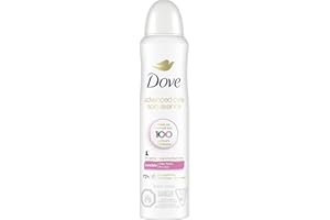 Dove Advanced Care Invisible Dry Spray Antiperspirant Deodorant for Women with ¼ Moisturizers Clear Finish Formulated to Leav