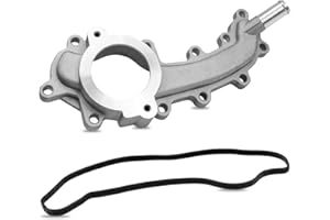 PNYZIK Upgraded Aluminum Engine Crossover Water Outlet Fit for Jeep Dodge RAM Chrysler 3.6L V6 2011-2021 Replace 5184653AF 5184653AD 5184653AE, Engine Crossover Pipe with Gasket