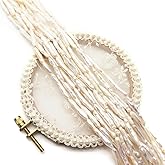 Natural Pearl Beads Long Irregular Cultrued Freshwater Baroque Pearl for Jewelry Making Gift