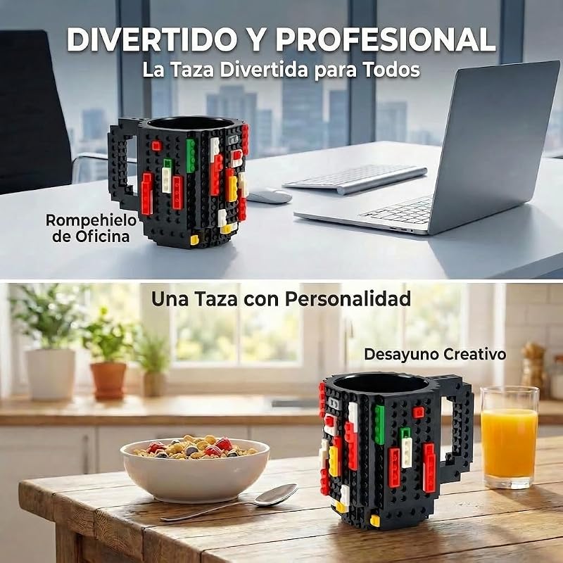 ® Taza Bloques de Construcción 350 ml - DIY Brick