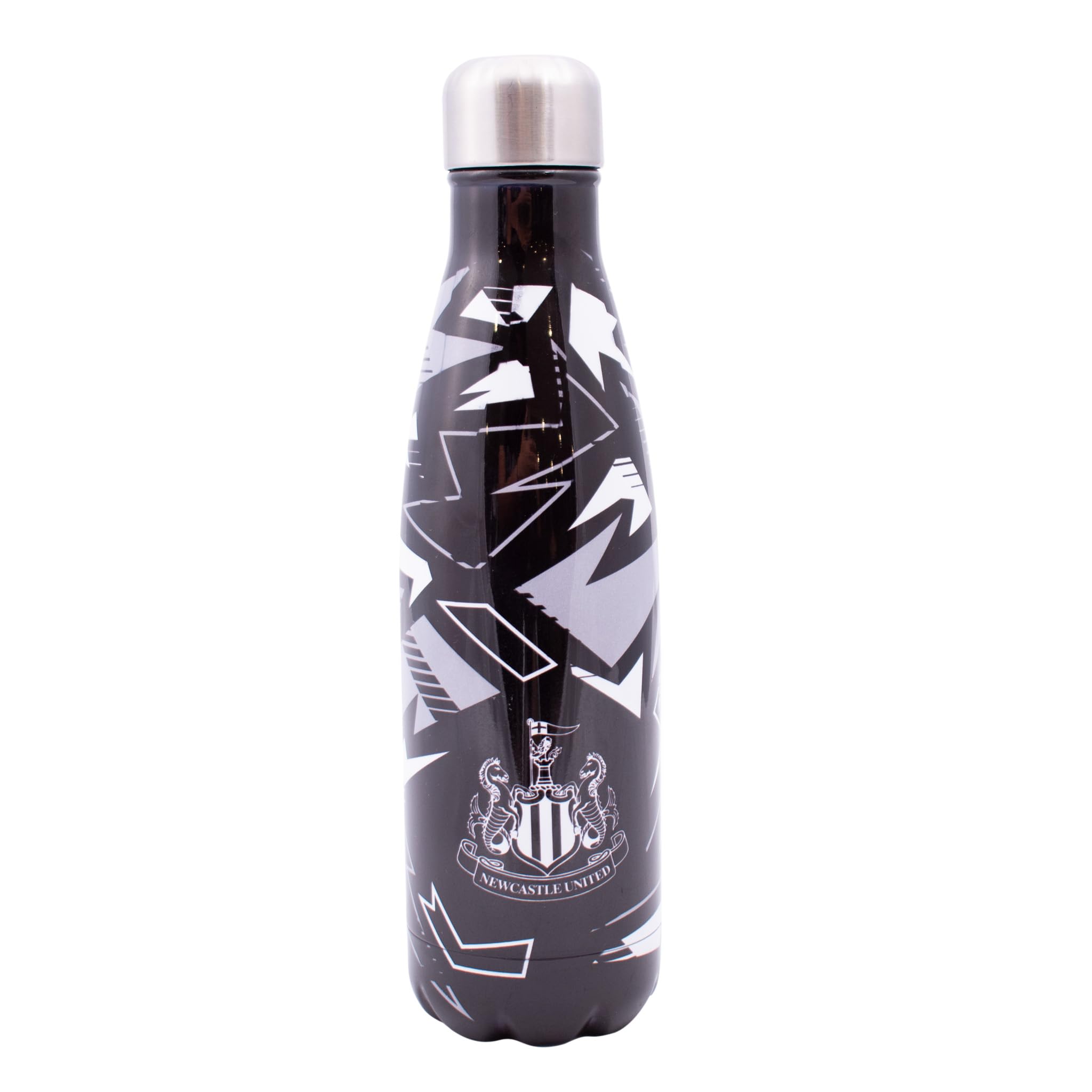 Hy-Pro Officially Licensed Newcastle United F.C. Thermal Bottle - Stainless Steel, Double Wall, Vacuum Flask, Fade Design, Lightweight, Leakproof, Great Football Gift Idea