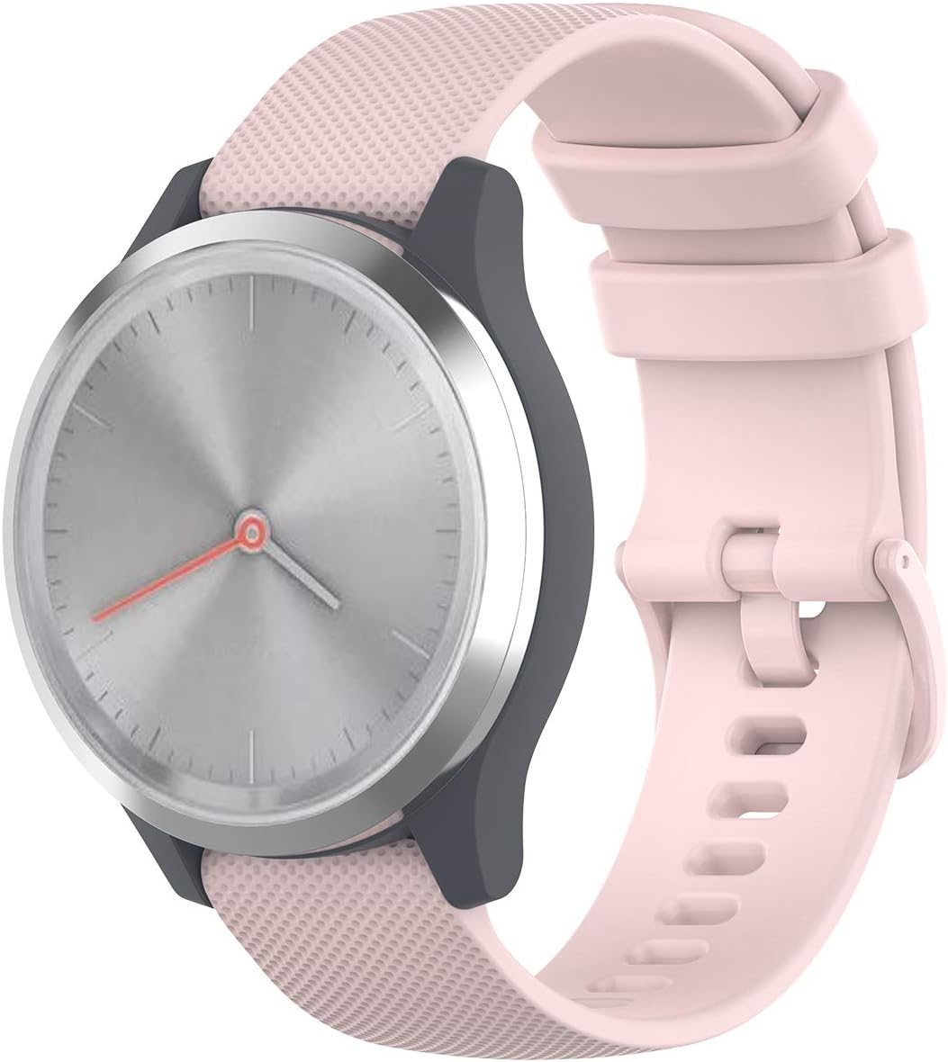 TenCloud Silicone Bands Compatible with Garmin Vivomove 3S/Vivoactive 4S/Venu 4 41mm/Venu 3S 2S Strap - Image 3