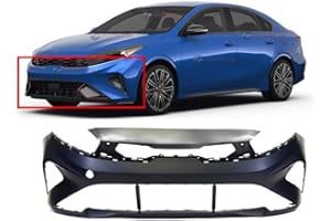 FitParts Compatible with Kia Forte 2022-2024 Front Bumper Cover. New Primed W/Park Hls. KI1000219 86511M7500