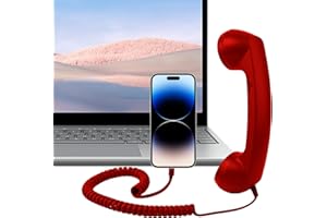 Retro Phone Adapter,Retro Type-C Comfortable Home Supplies with Microphone | Cell Phone to Landline Adapter | for Offices Cal