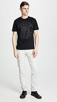 Versus Versace Men S Slim Jersey Uomo T Shirt Black Small
