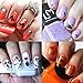 Black Cat Nail Art Decals Sticker Nail Butterfly Flower Design Stickers Holographic Butterfly Nail Art Manicure Transfer Tips Nail Art DIY Nail Art 1 Large Sheets