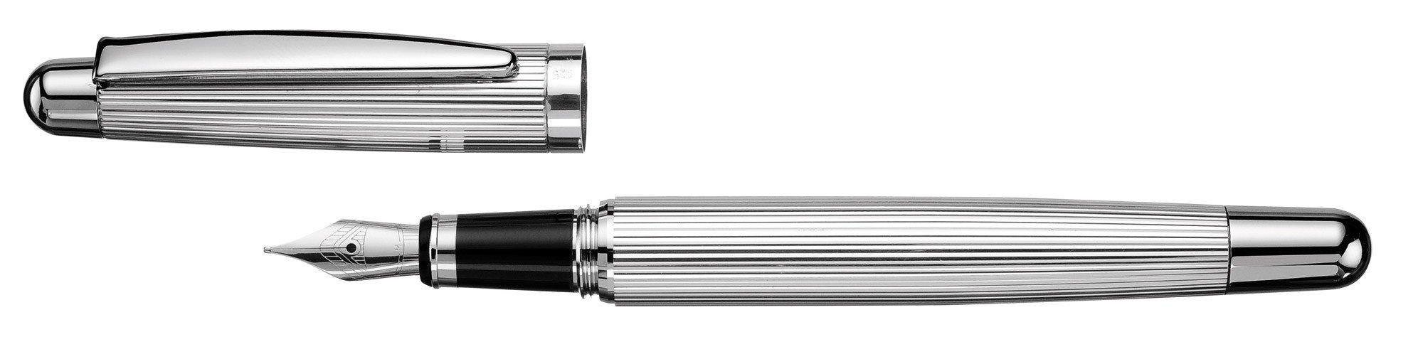 Otto Hutt Design 02 Fountain Pen Pinstripe - Medium