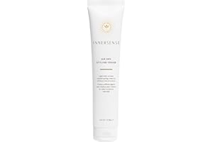 INNERSENSE Organic Beauty - Air Dry Styling Cream | Light-Hold, Reduce Frizz, Weightless Finish | Non-Toxic, Cruelty-Free, Clean Haircare (6 oz | 177 ml)