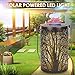 deaunbr Solar Lantern Outdoor Lights for Decorative Atmosphere Hanging Garden Lantern cylindrical Table Lamp Night Light Warm lighting for Courtyard, Party, Walkway,Terrace, garden, Lawn (1 pack)