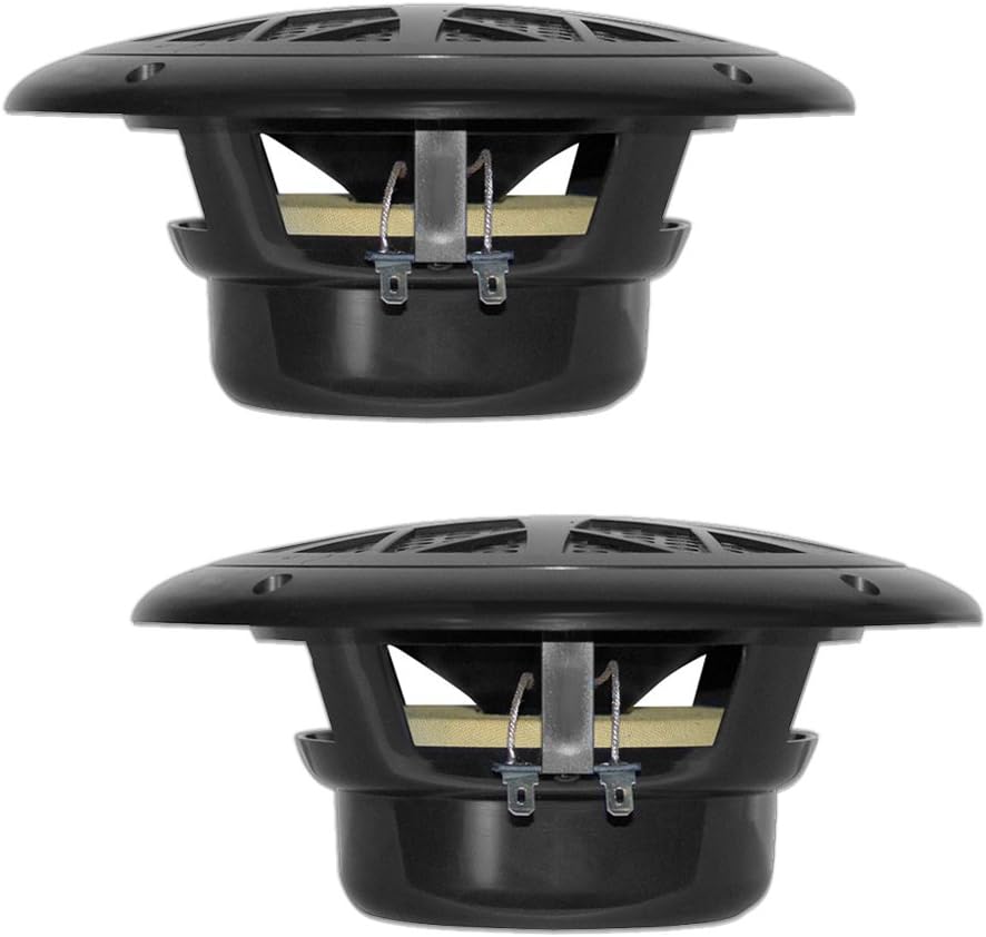 Pyle PLMR61B 120W 6.5 inch Dual Cone Marine Speaker - Black, 6.5" round - Image 4