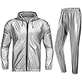 REEDBEEK Anti-Rip Sauna Suit Weight Loss Sweat Suit MMA Training Gym Jacket Pants Workout Suits for Men and Women