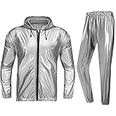 REEDBEEK Anti-Rip Sauna Suit Weight Loss Sweat Suit MMA Training Gym Jacket Pants Workout Suits for Men and Women