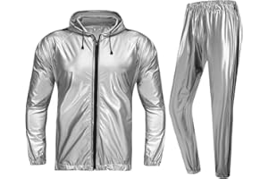 REEDBEEK Anti-Rip Sauna Suit Weight Loss Sweat Suit MMA Training Gym Jacket Pants Workout Suits for Men and Women