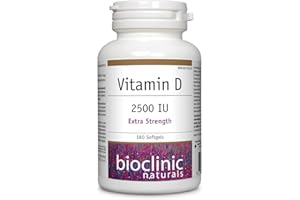 BioClinic Naturals Vitamin D 2500 IU 180 Softgels