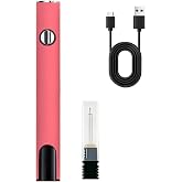 Wlizyzfhy Rechargeable Thread Burner kit，Tool Burning Pen(pink) | For Beading,Leather Craft,Sewing,Weaving And Stringing,Molten Wax Carving, Wooden Board Hot Stamping