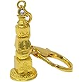 fengshuisale Fengshui Bejeweled Five Element Pagoda Keychain W Free Red String Bracelet W3315