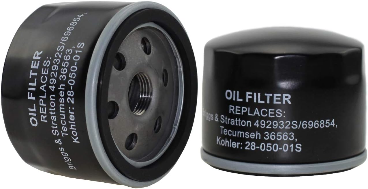 Parts Camp 492932S Oil Filter for Briggs & Stratton Engine Replace 7045184 Oil Filter 492932 Kawasaki 49065-7002 Fit Kohler 28-050-01S Stens 120-485: Garden & Outdoor
