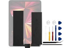 Vvsialeek New A2369 Replacement Battery for iPad Pro 11 2021/2022 4th Gen/iPad Pro 11 3rd Gen 2021 A2377 A2460 A2459 A2301 with Technical Toolkit.