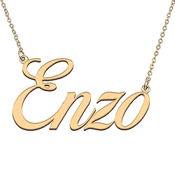 HUAN XUN Customized Custom Simple Any Name Necklace