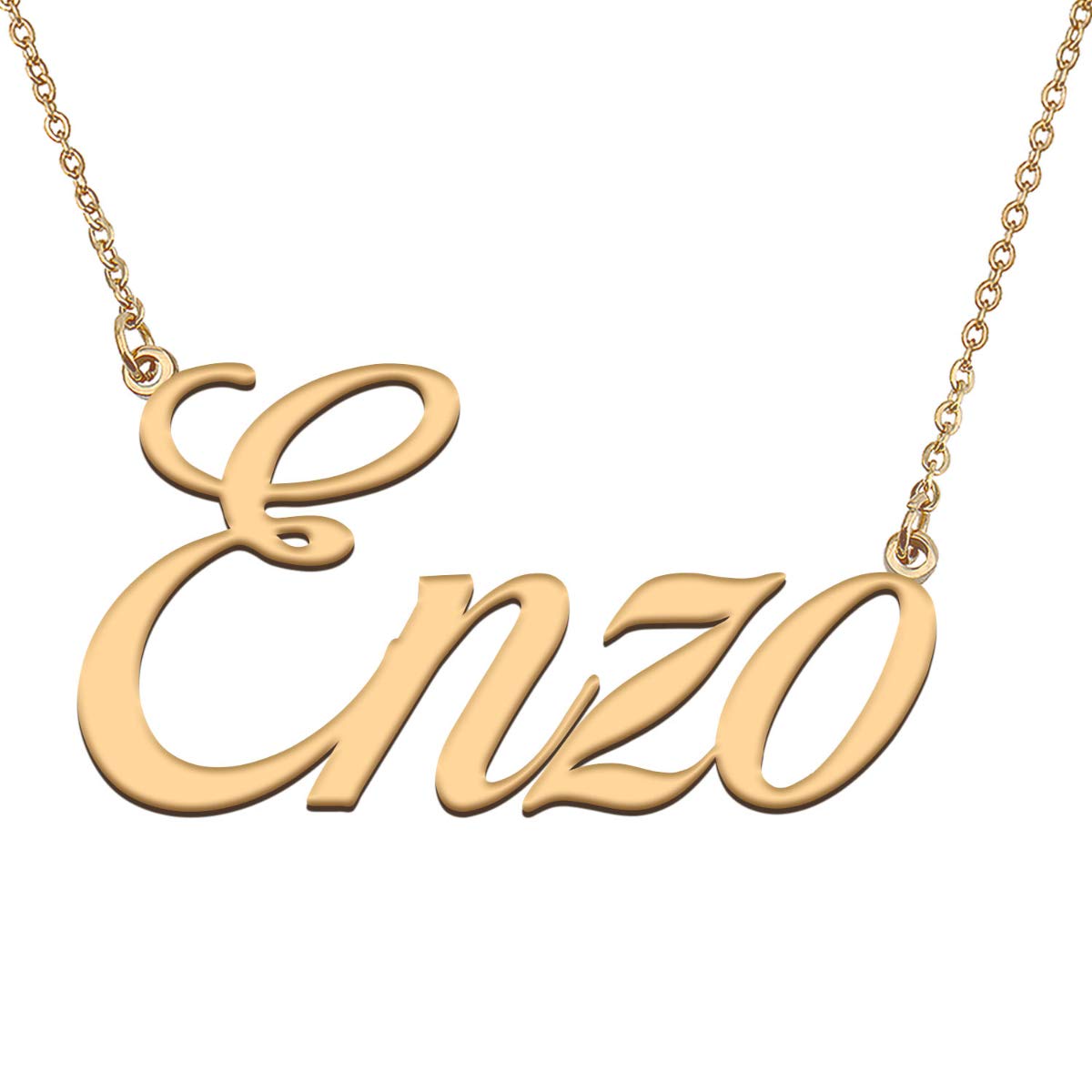 HUAN XUN Customized Custom Simple Any Name Necklace