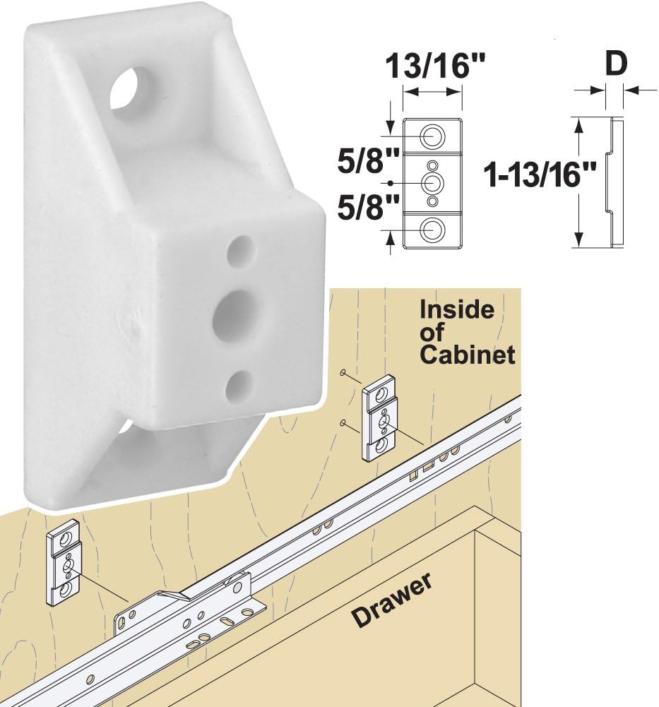 Platte River 136064 Hardware Drawer Slides Mounting Hardware 1