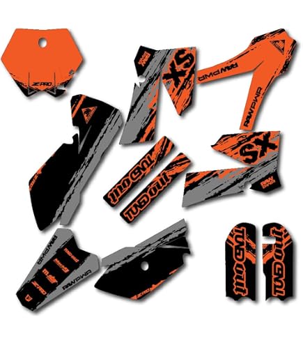 Amazon.com: Acerbis Replica Plastic Kit Original 03 for KTM 65 SX