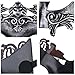 Mens Masquerade Mask Greek Roman Party Mask Mardi Gras Halloween Mask Silver Black