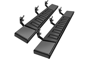 CLIMWA 6 inches Regular Running Boards Compatible with 1999-2016 Ford F250 F350 F450 F550 Superduty Regular/Standard/Single Cab Side Steps Nerf Bars Black