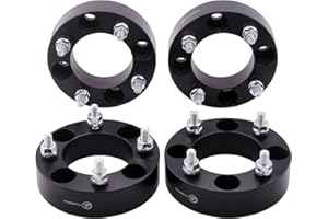 VLAOSCHI Black Forged ATV UTV 4x110 Wheel Spacers 1.5 Inch with 12x1.25 Studs Compatible with Yamaha Viking Wolverine YXZ1000R | CFMOTO ZForce 950 UForce 1000 - Pack of 4