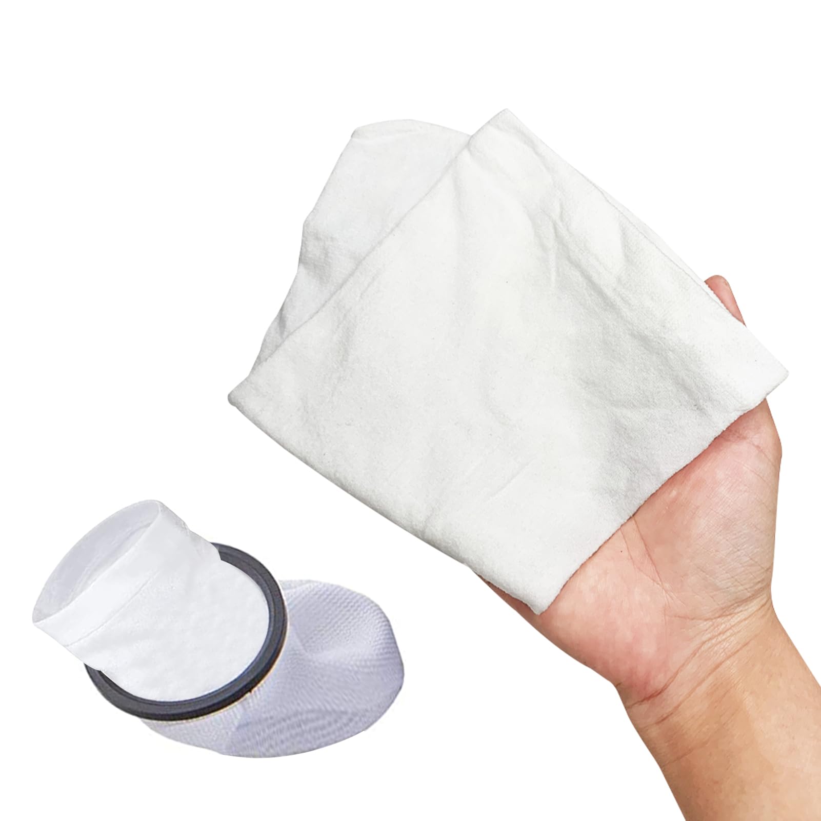 Rhsemi Swimming Pool Skimmer Socks, Skimmer Basket Net, Skimmer Filter Net Reusable for Pool Skimmer Basket Swimming Pool Filter Slag Surface Skimmer Removes Slag Leaves Oil 20 Pieces