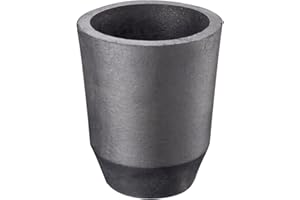 QNK 8kg Clay Graphite Crucible for Melting Metal Copper Casting Gold Refining Silver Brass Aluminum Black Foundry Cup #8 Clay Graphite Crucible