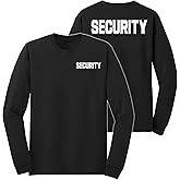 Promotion & Beyond Security | Event Safety Guard Staff One/Two-Sided American USA Flag On Arm Big Sizes Polo Unisex T-Shirt