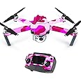 MightySkins Skin Compatible with DJI Mavic Pro Quadcopter Drone - Pink Camo | Protective, Durable, and Unique Vinyl Decal wrap Cover | Easy to Apply, Remove, and Change Styles | Made in The USA