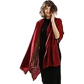 NUOHEMULE Cashmere Shawl Wraps for Women, Pashmina for Women Travel Wrap Cashmere Scarf for All-Season, Merino Wool Blanket