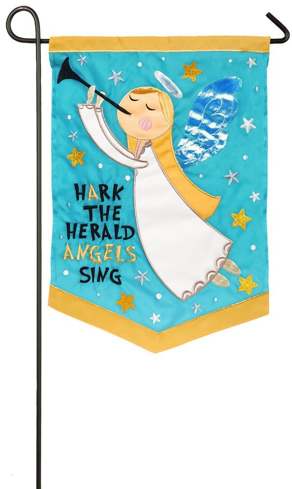 Best Christmas Angel Garden Flag