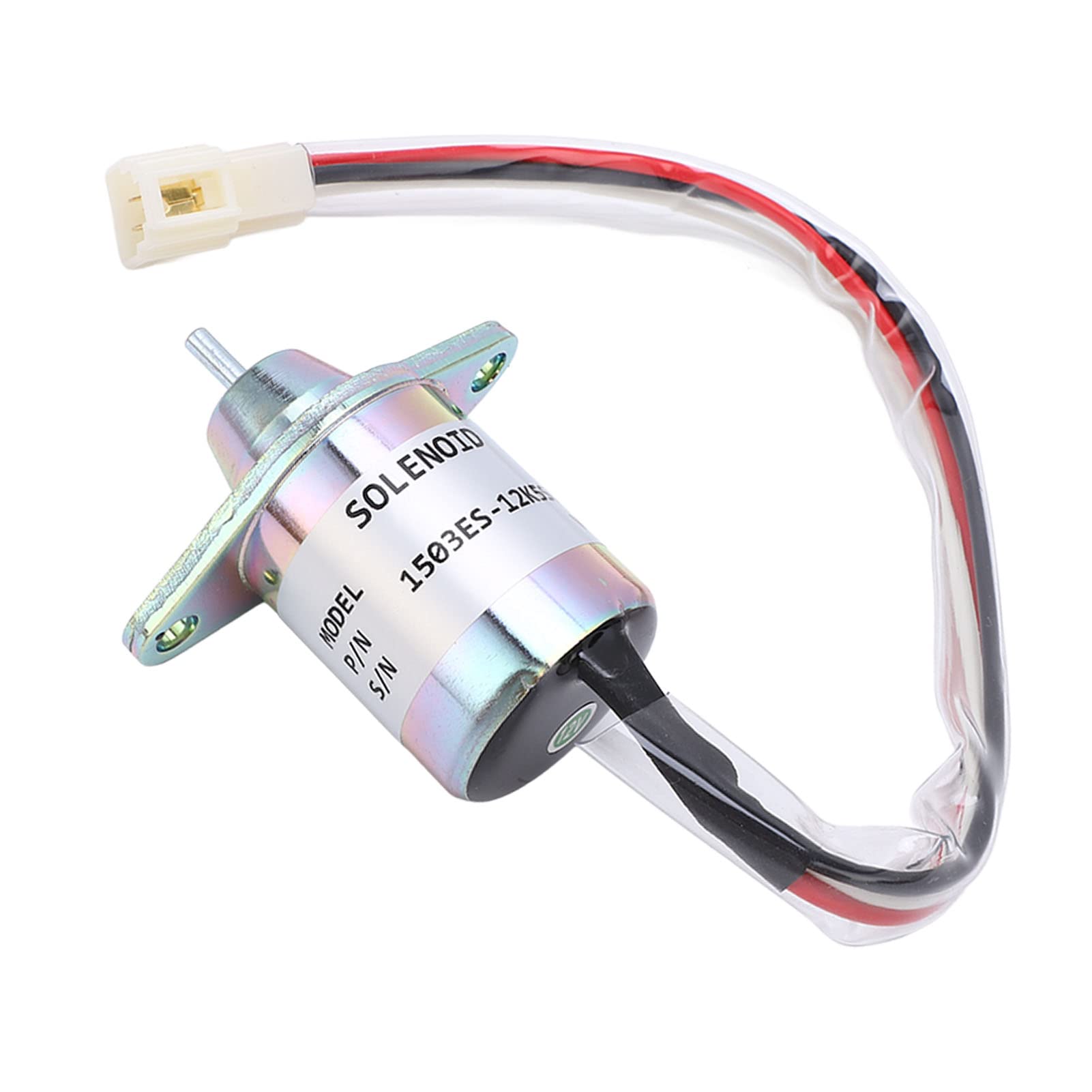 Starter Solenoid, 12V Heavy Duty Metal Fuel Shut Off Solenoid Valve Starter Relay OEM 118400 61950 for Lawn Tractors like 355D