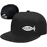 Snapback Hats for Men Flat Bill Brim Hats Fitted Black Baseball Cap for Men Cool Hip Hop Hat Mens Trucker Cap