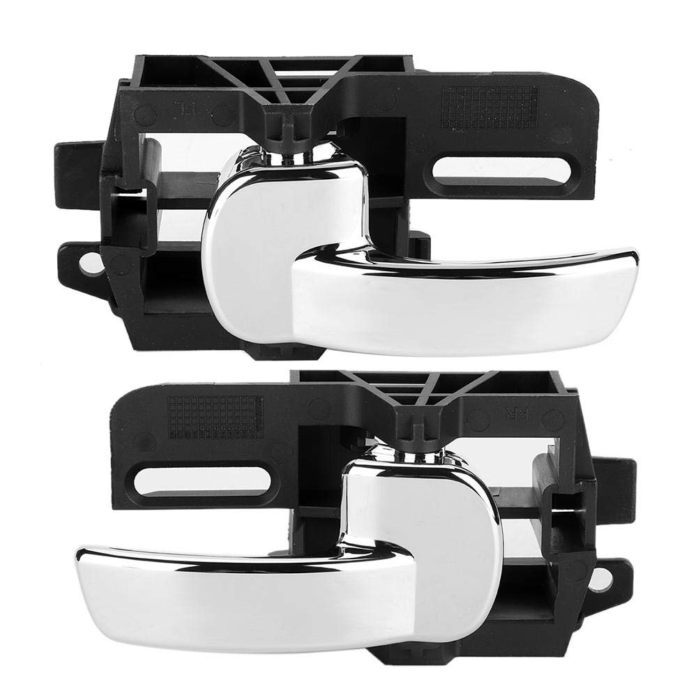 Inside Interior Door Handle Handles, 2pcs Left&Right Inner Chrome Door Handle 80671-JD00E fits for 2004-2007