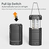 Mesqool Camping Lantern Rechargeable Solar USB Hand Crank Collapsible Light view 4